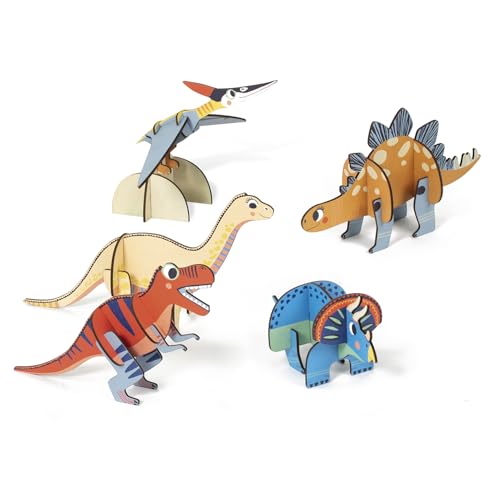 my-mandarine-pu016c-puzzle-3d-dino-5-figuren-ab-4-jahren image 7
