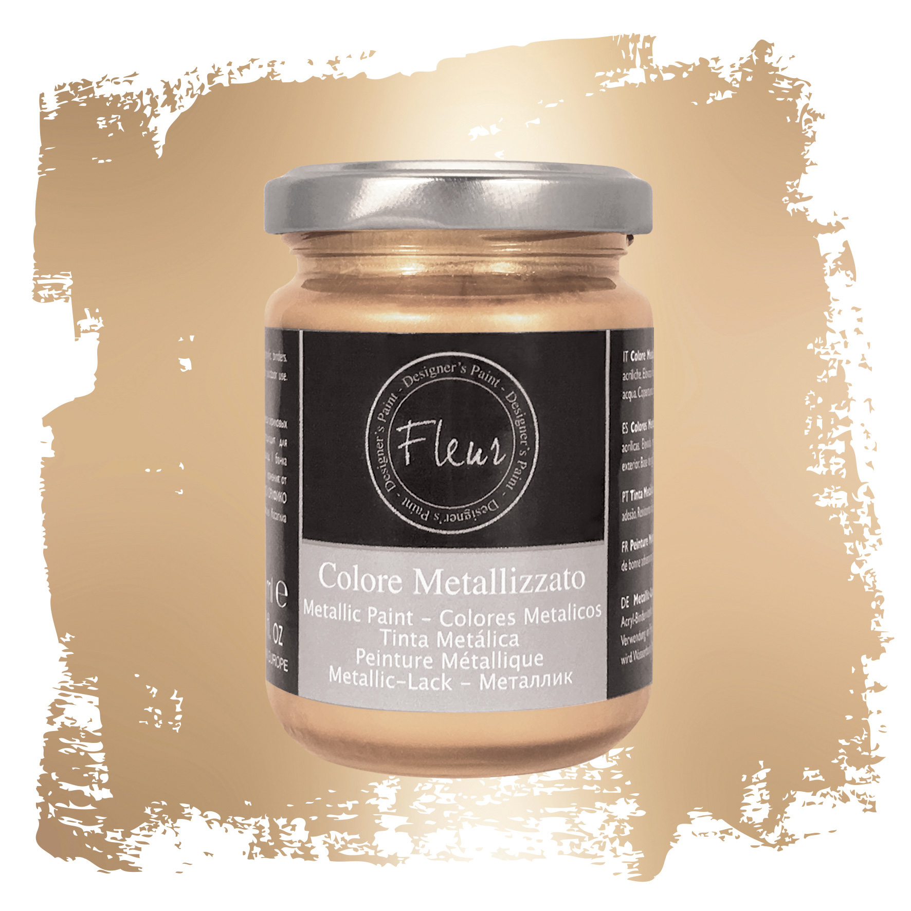 fleur-metallic-colours-metallicfarbe-jet-set-bronze image 2