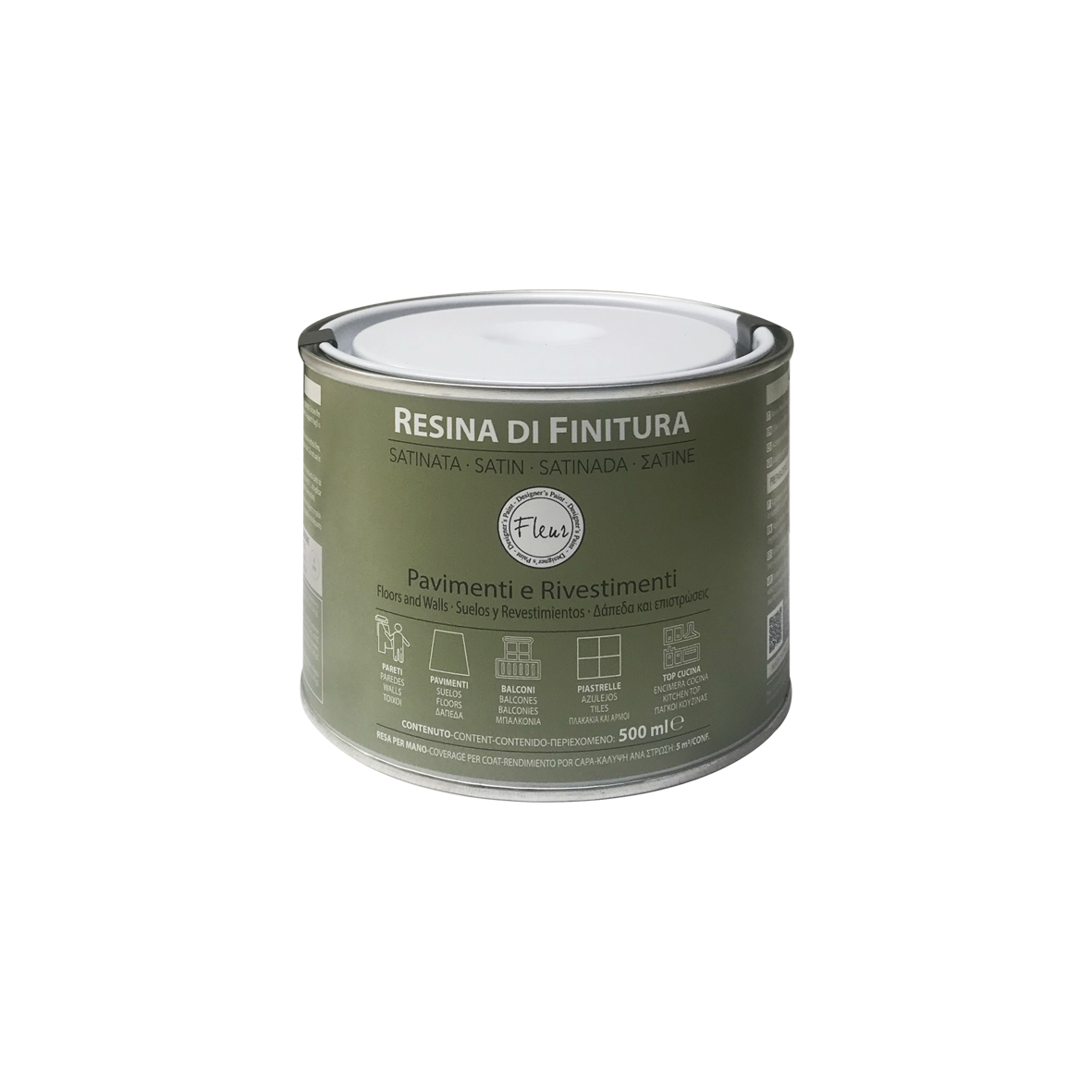 fleur-resin-cement-look-finitura-satinata-harz-seidenmatt image 1